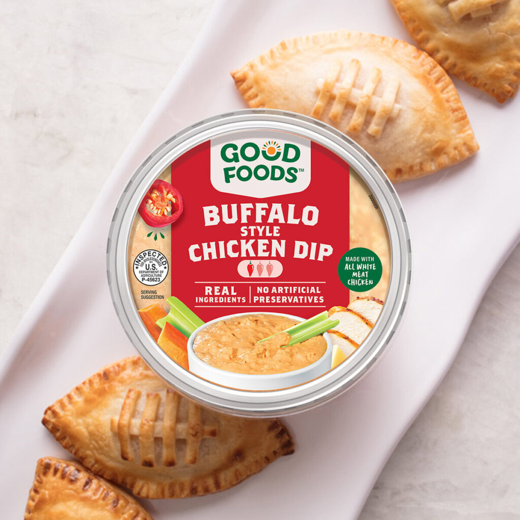 Buffalo Chicken Football Empanada Hand Pies