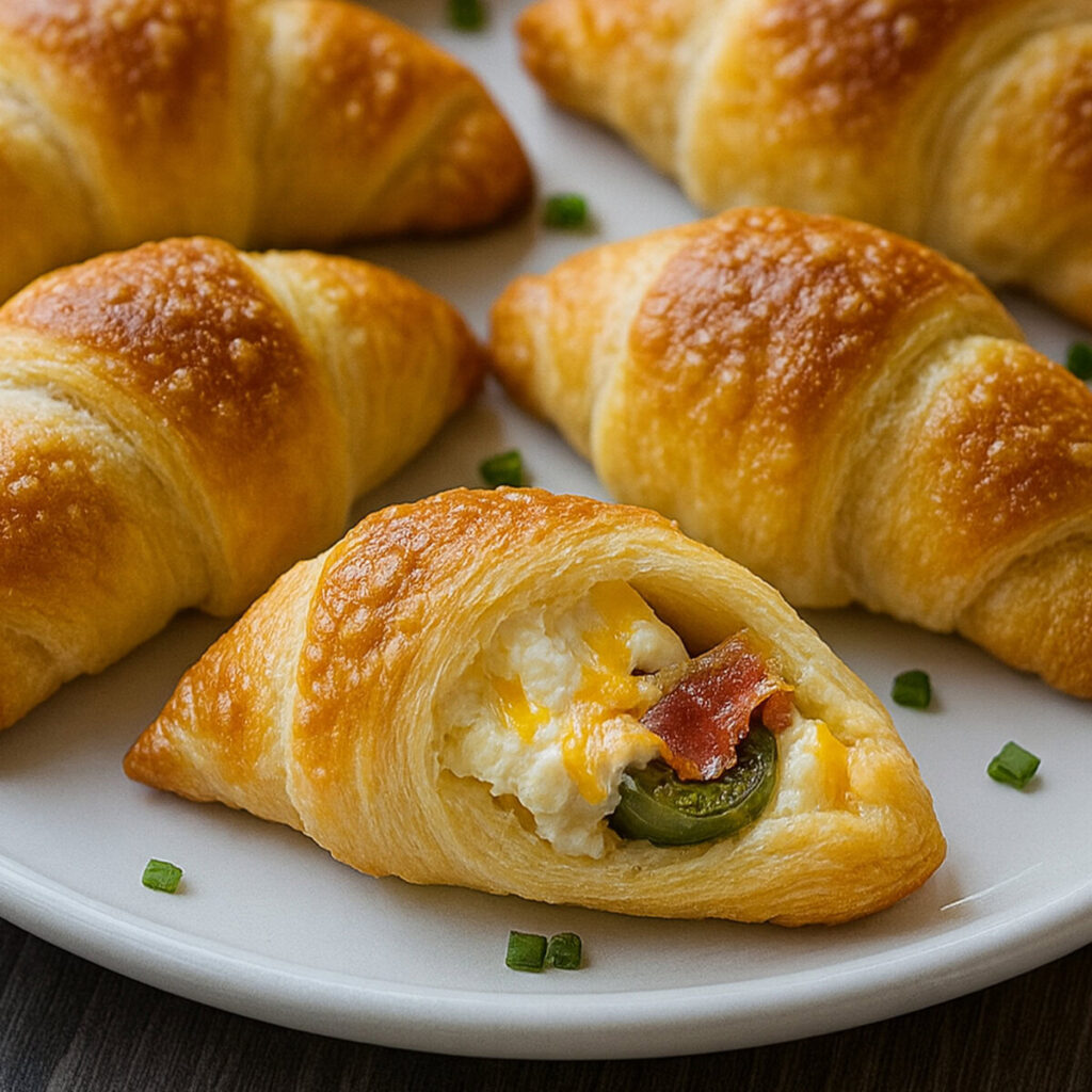 Easy Jalapeño Popper Crescent Rolls