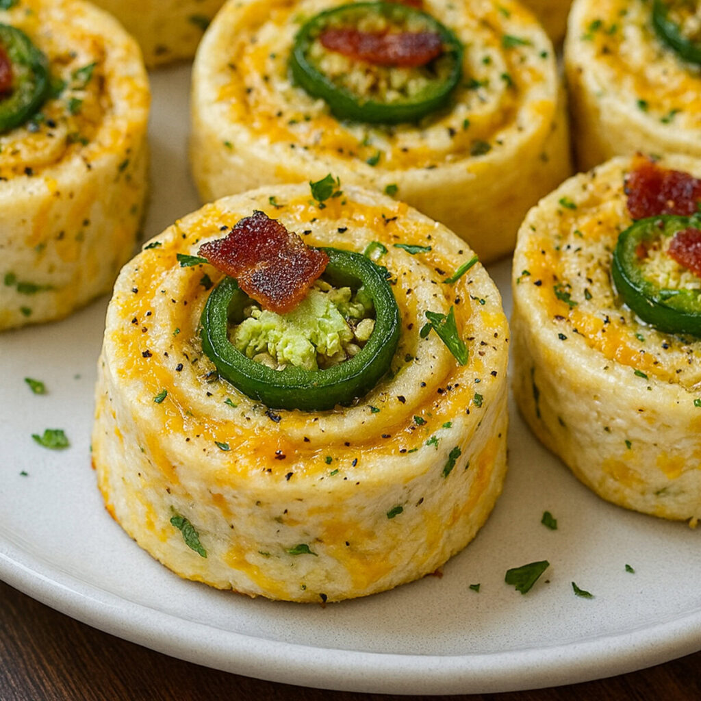Simple Jalapeño Popper Pinwheels