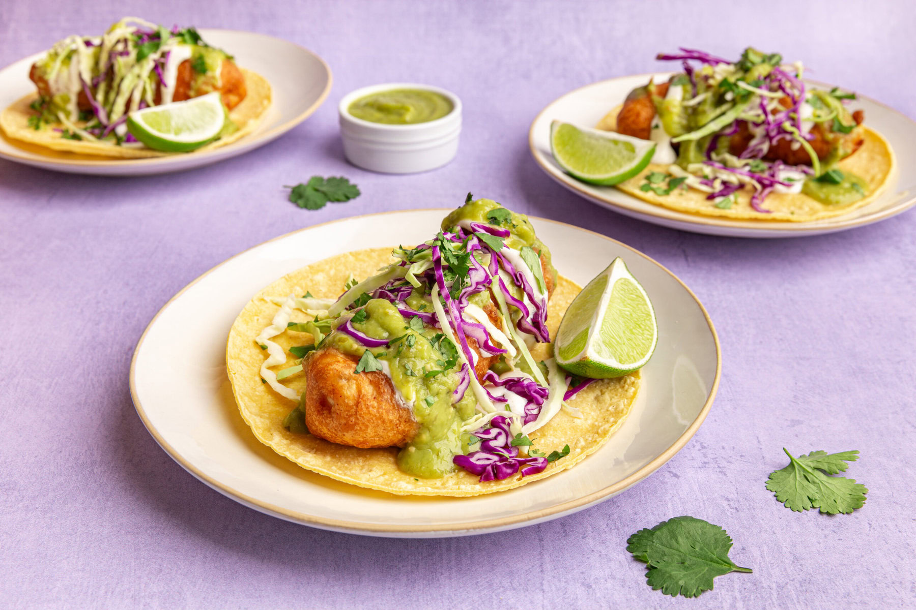 Baja Fish Tacos with Avocado Salsa - Good Foods Foodservice