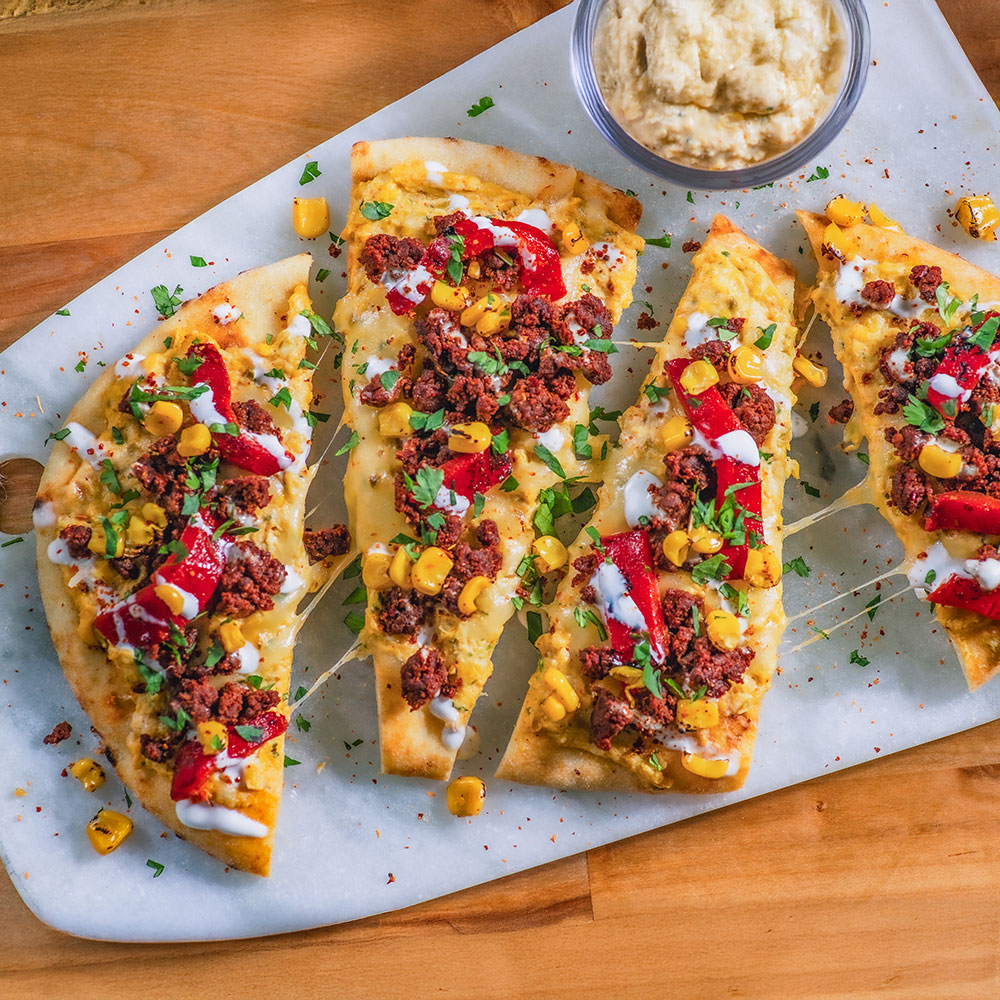 Mexican Street Corn Chorizo Flatbread